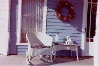 photo of front porch at Michigan grass fed beef farm